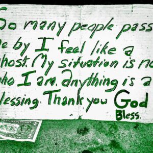 face the homeless
